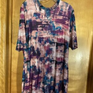 Nina Parker Body Con Mesh Tall Girl Maxi Dress 3X